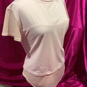 Diadora size S, baby punk fitness top. Stretchy. Mesh sleeves and round …